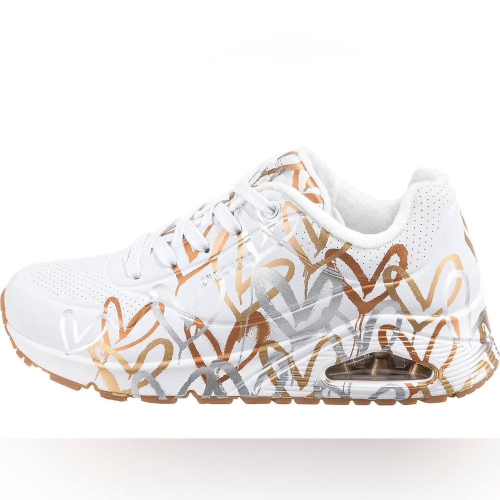 Skechers Street UNO JGoldcrown Metallic Sneakers